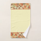 Feuilles et glands d'automne (Serviette à main)