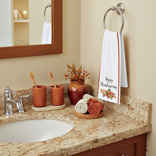 Feuilles et glands d'automne personnalisés