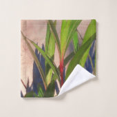 Feuilles et ombres (Gant de toilette)