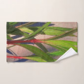 Feuilles et ombres (Serviette à main)