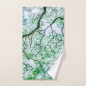 Feuilles et succursales élégants mais Éffrayants | (Serviette à main)