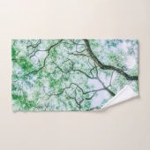 Feuilles et succursales élégants mais Éffrayants | (Serviette à main)