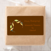 Feuilles ~ Étiquette Jar (En situation)