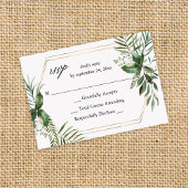 Feuilles & Eucalyptus Or sans RSVP de repas
