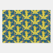 Feuilles Fig sur un jeu de papier d'emballage (Devant)