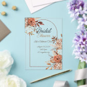 Feuilles floraux automne nuptiale invitation de do (Insitu (Mariage))