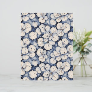 Feuilles floraux blancs d'hiver