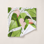 Feuilles flous (Gant de toilette)