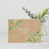 Feuilles fraîches de prairie Merci Rustic Kraft (Debout devant)
