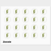 FEUILLES FREY BAY Stickers petits ronds (Feuille)
