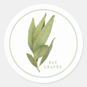 FEUILLES FREY BAY Stickers petits ronds