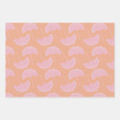 Feuilles Gingko Textes Pink & Orange (Devant 2)