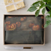 Feuilles hantées de papier de soie de soie de (Cadeau)