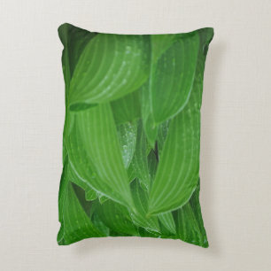 Feuilles Hosta avec Coussin Accent Raindrops