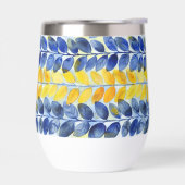 Feuilles jaune et bleu (Gauche)