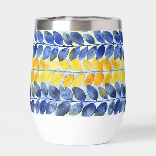 Feuilles jaune et bleu (Arrière)