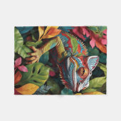 Feuilles Lizard et couverture polaire couleur (Devant (Horizontal))