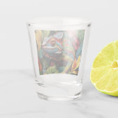 Feuilles Lizard et verre de tir couleur (Dos)