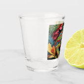 Feuilles Lizard et verre de tir couleur (Gauche)