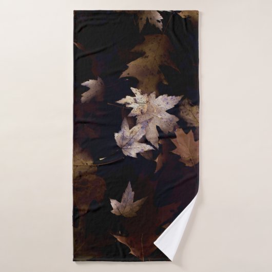 FEUILLES MAPLE BROWN (Serviette de bain)