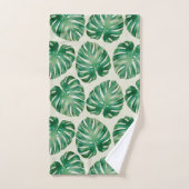 Feuilles Monstera (Serviette à main)