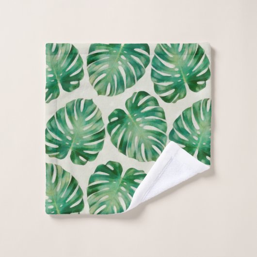 Feuilles Monstera (Gant de toilette)