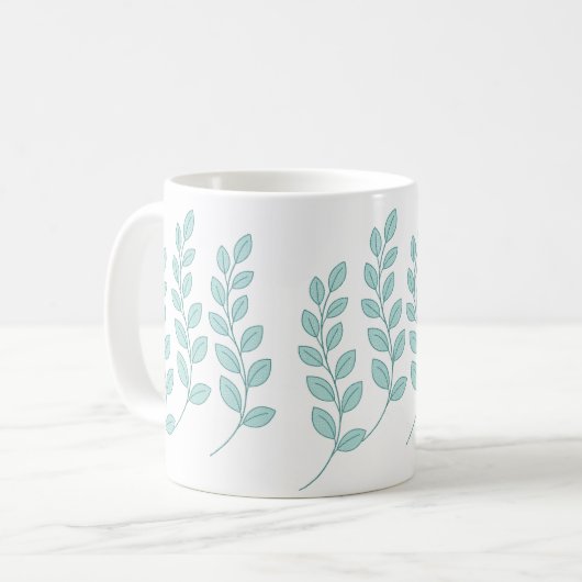 Feuilles, Nature Mug (Devant gauche)
