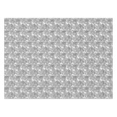 Feuilles noirs sur nappes blanches (Devant (Horizontal))