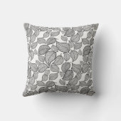 Feuilles noirs sur oreiller blanc (Verso)