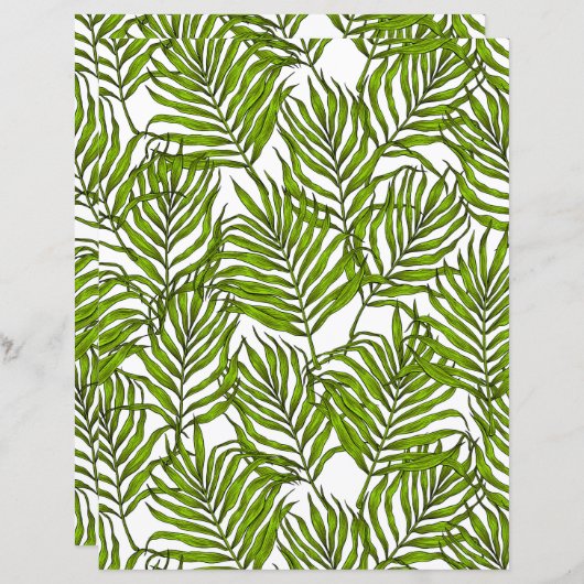 Feuilles Palm (Devant / Derrière)