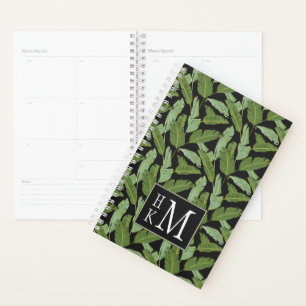 Feuilles Palm Monogramme