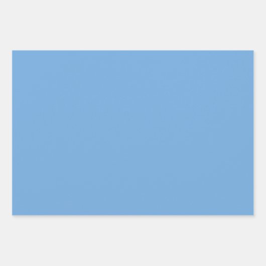 Feuilles papier à envelopper bleu bébé (Devant 3)