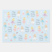 Feuilles papier à envelopper Blonde Ballerina (Devant 3)