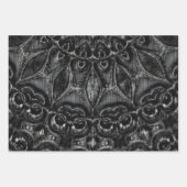 Feuilles Papier à envelopper Mandala au charbon (Devant)