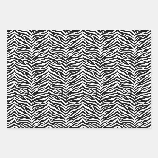 Feuilles papier à envelopper - Zebra Imprimer (Devant 2)