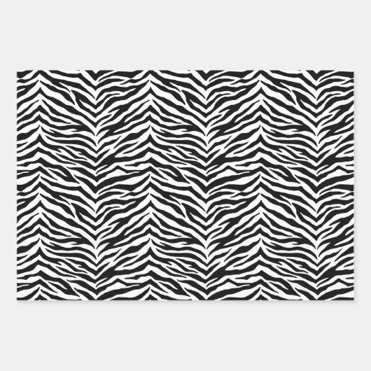 Feuilles papier à envelopper - Zebra Imprimer (Devant 2)