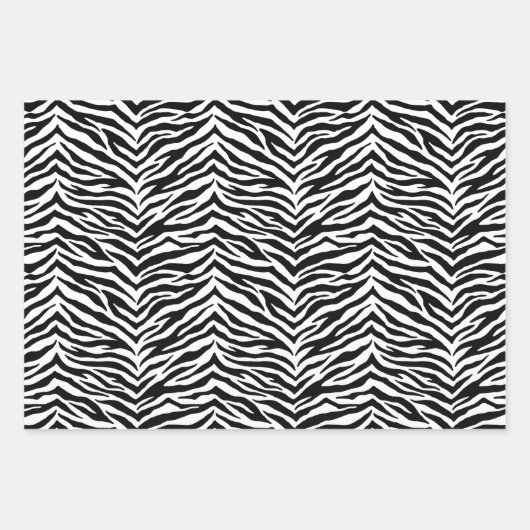Feuilles papier à envelopper - Zebra Imprimer (Devant)