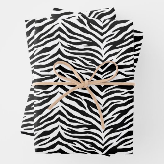 Feuilles papier à envelopper - Zebra Imprimer (En situation)