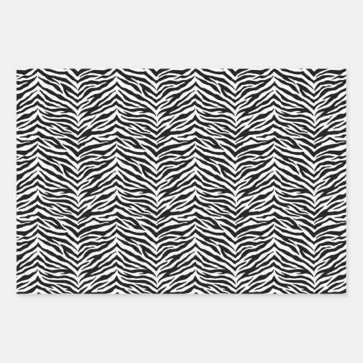 Feuilles papier à envelopper - Zebra Imprimer (Devant)
