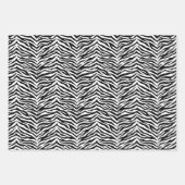 Feuilles papier à envelopper - Zebra Imprimer (Devant 3)