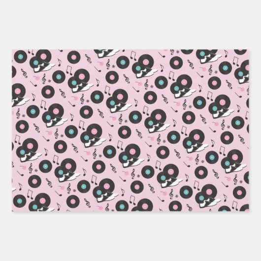 Feuilles papier d'emballage d'anniversaire des ann (Devant)