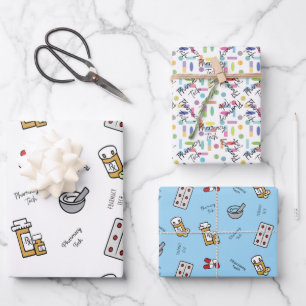 Feuilles papier d'emballage de la pharmacie Tech