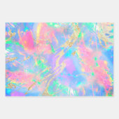 feuilles papier d'emballage de texture opale (Devant)