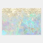 feuilles papier d'emballage de texture opale (Devant 3)