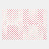 Feuilles papier d'emballage de vacances rouge et b (Devant)