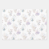 Feuilles papier d'emballage fleur sauvage (Devant 2)