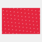 Feuilles papier d'emballage motif de point d'inter (Devant)