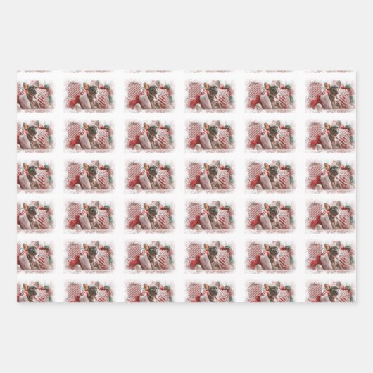 Feuilles papier d'emballage photo personnalisées 3 (Devant 3)