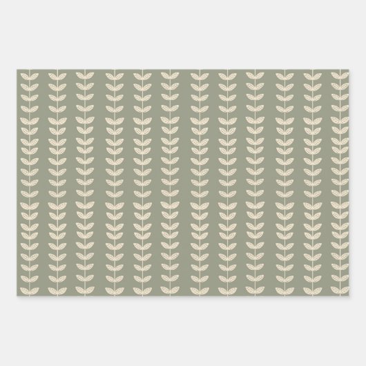 Feuilles papier d'enrobage de simplicité coupée (Devant 3)