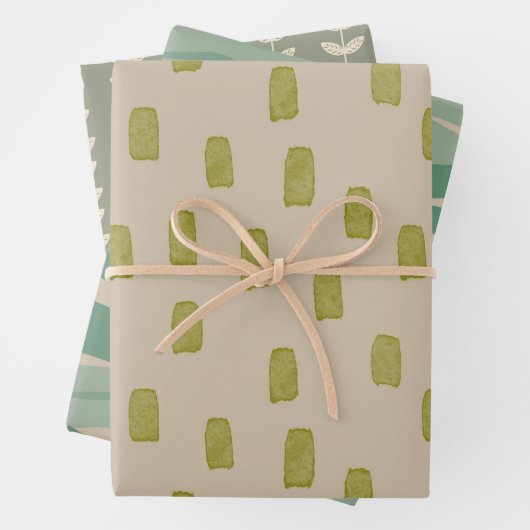 Feuilles papier d'enrobage de simplicité coupée (En situation)